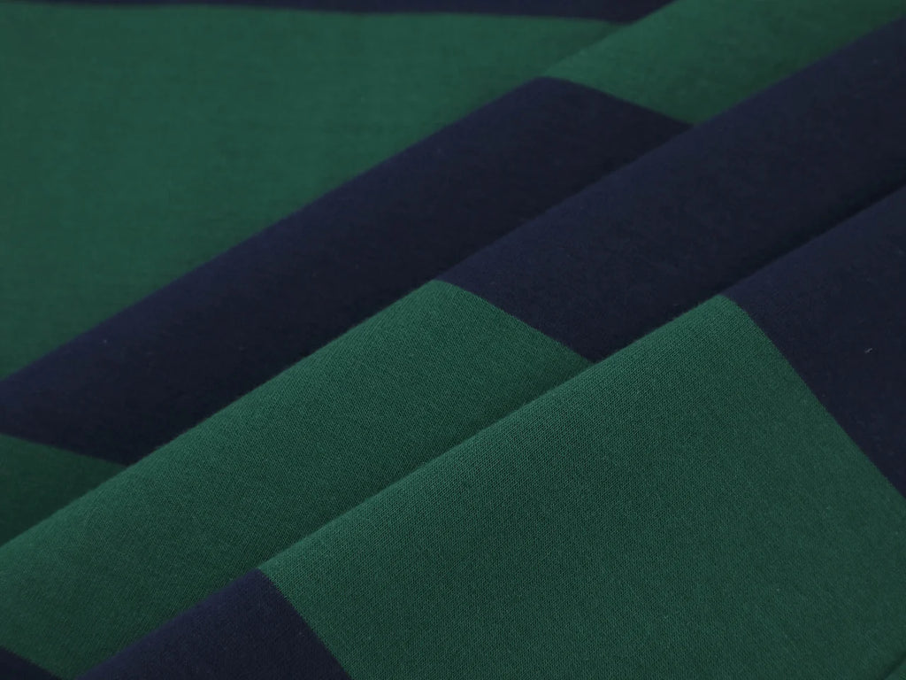 "09"Striped Rugby Polo