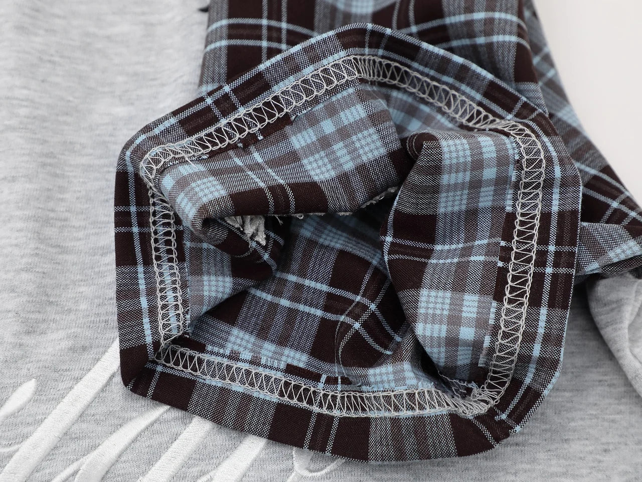"XX" Plaid Sleeve Polo Shirt