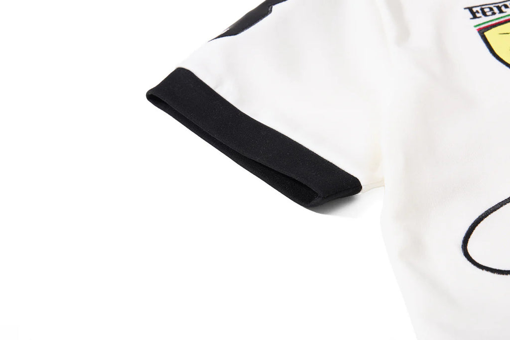 "FER" Embroidered Streetwear Polo