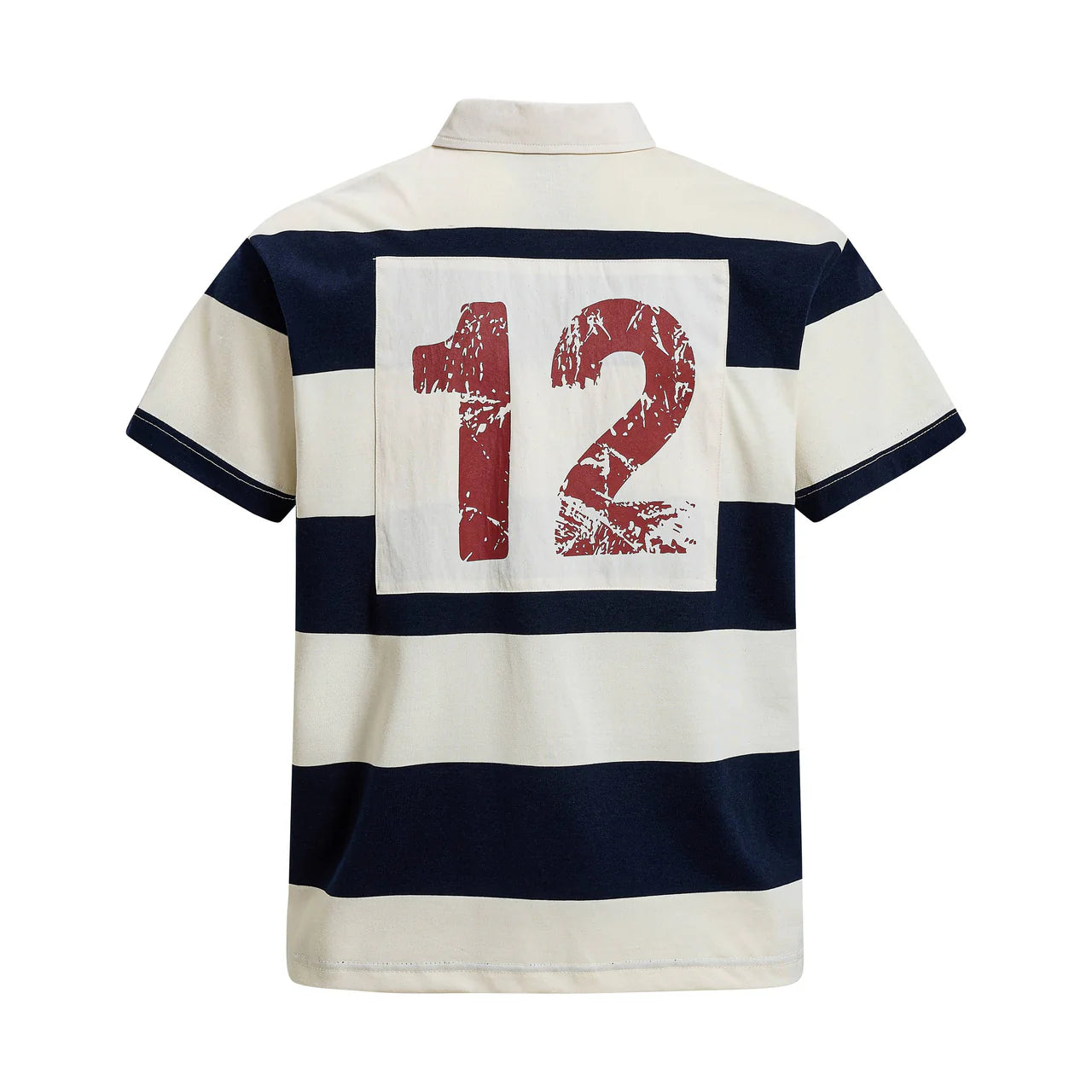 "HOPE" Stripe Polo Shirt