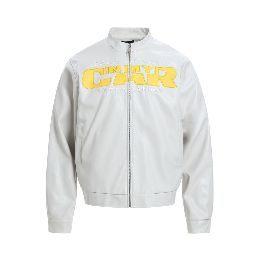 "TOUGE" Leather Motorcycle Jacket Globain.