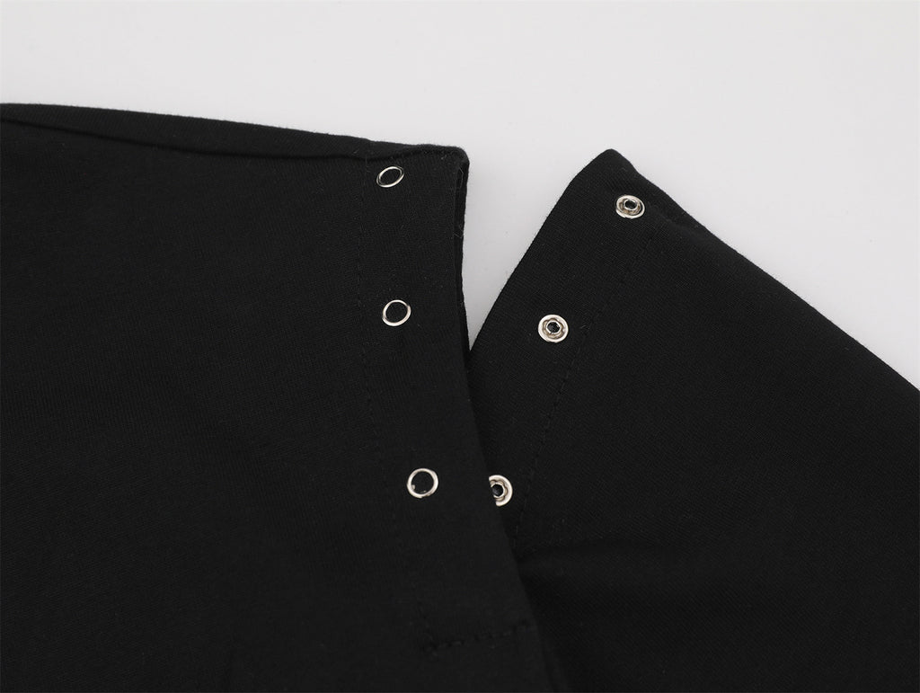" SAMPYE " Black & White Convertible Tee