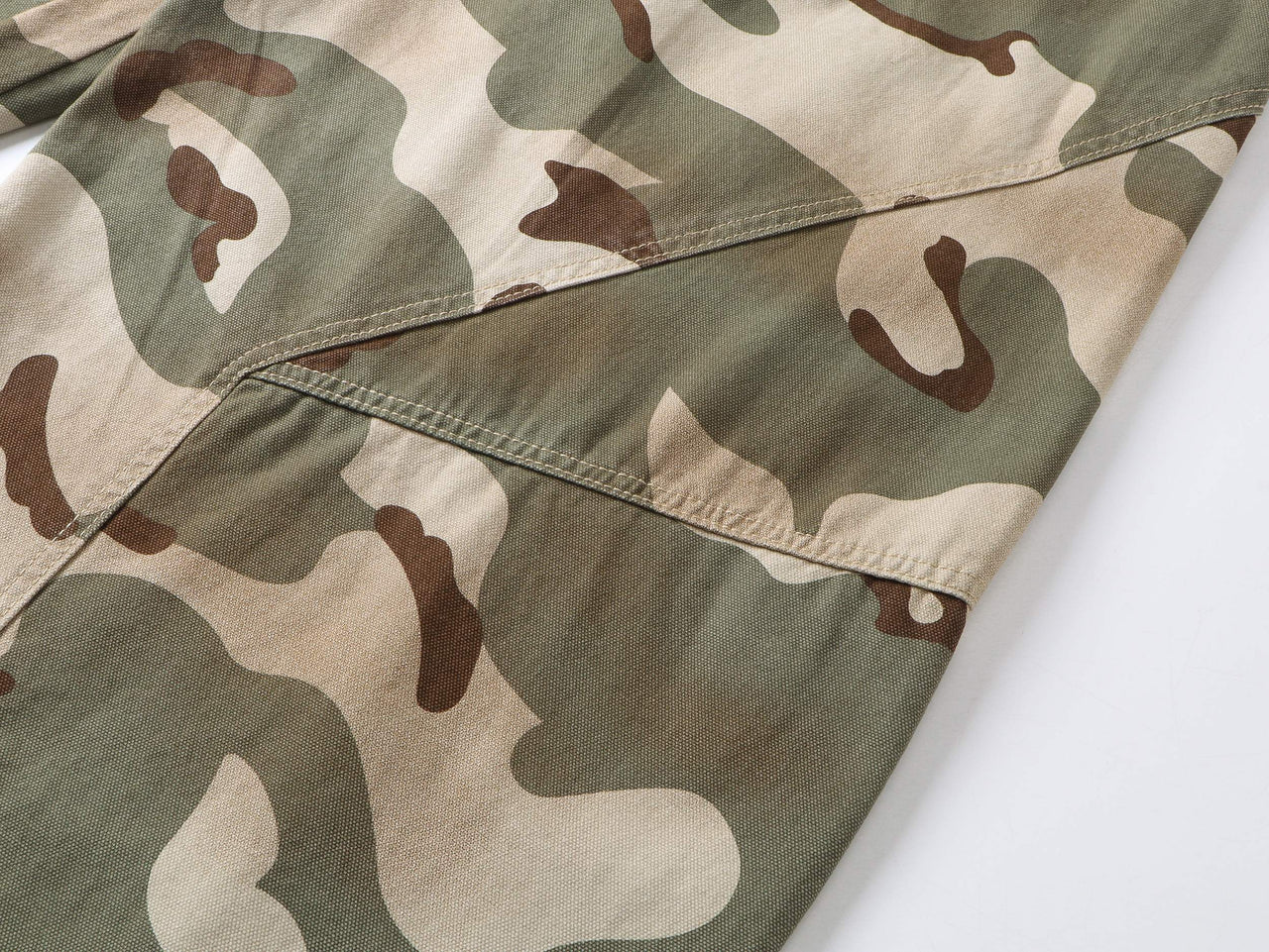 "CHAMALEON" Camo Wide Leg Jeans