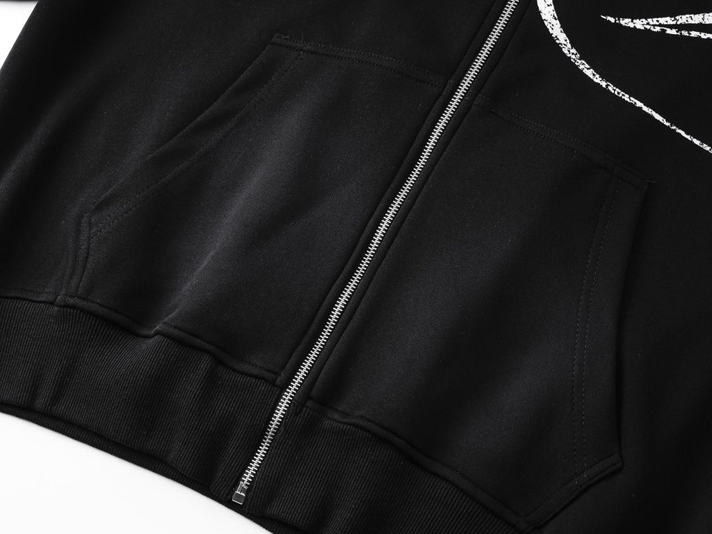 "EVIL" Cardigan Zipper Jacket Globain.