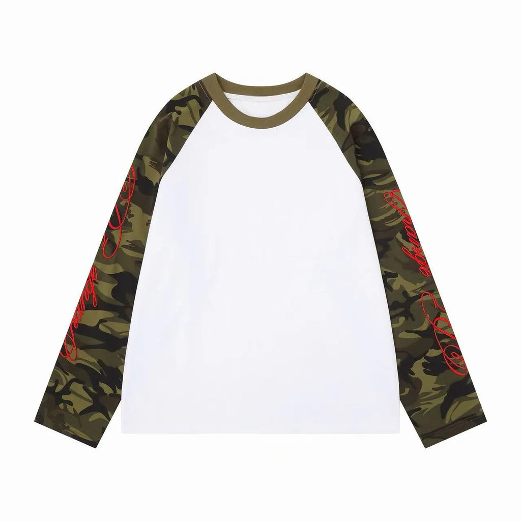 " REDRUM " Long Sleeve Tee Camo