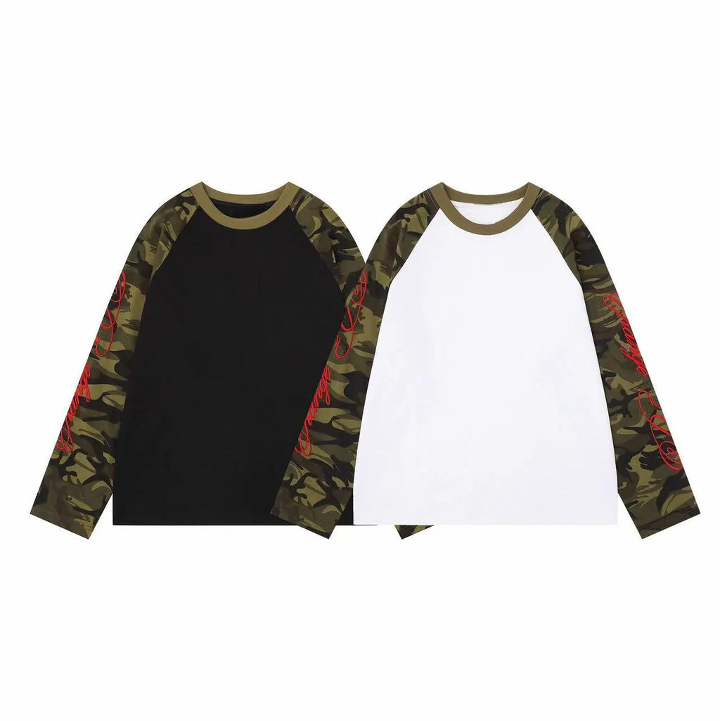 " REDRUM " Long Sleeve Tee Camo