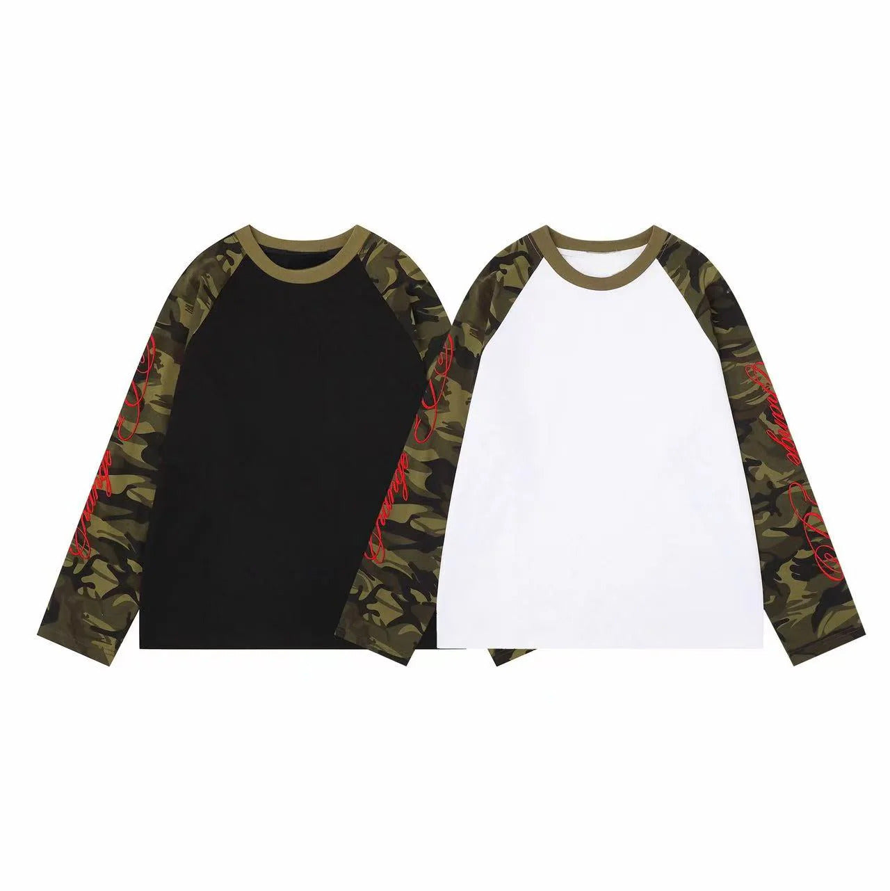 " REDRUM " Long Sleeve Tee Camo