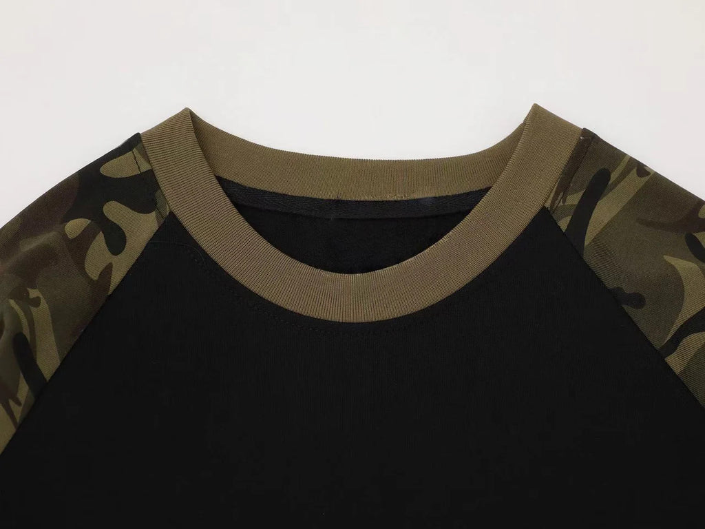 " REDRUM " Long Sleeve Tee Camo