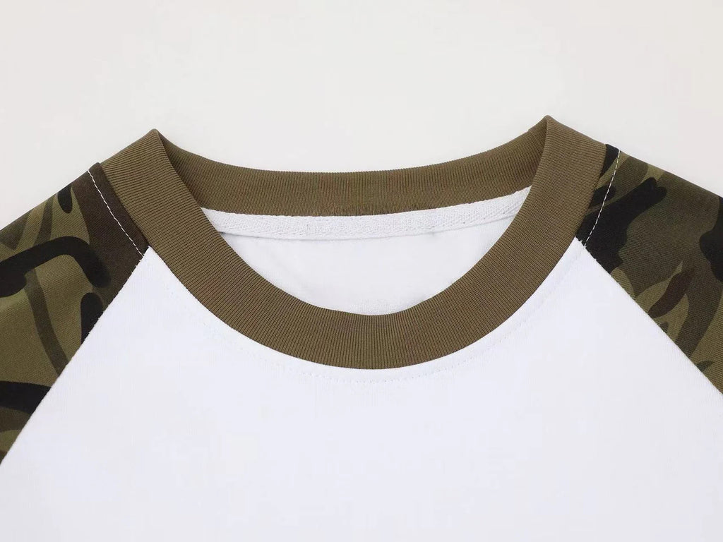 " REDRUM " Long Sleeve Tee Camo