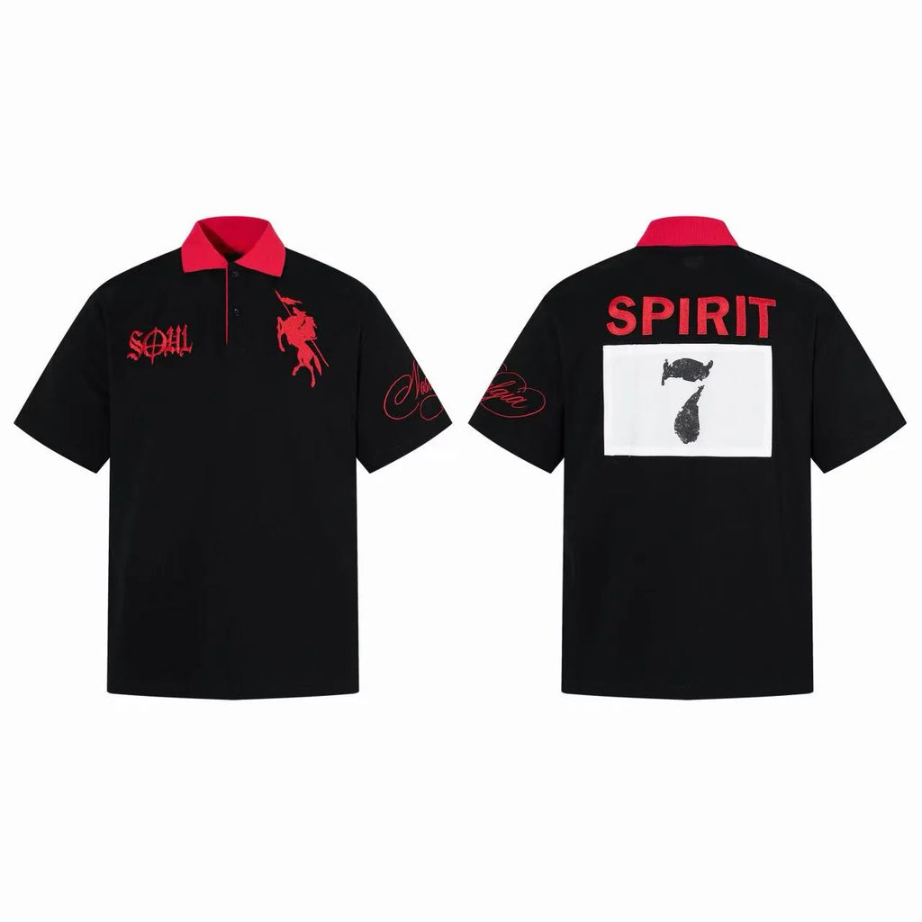 "DEVIL" Gothic Polo Tee