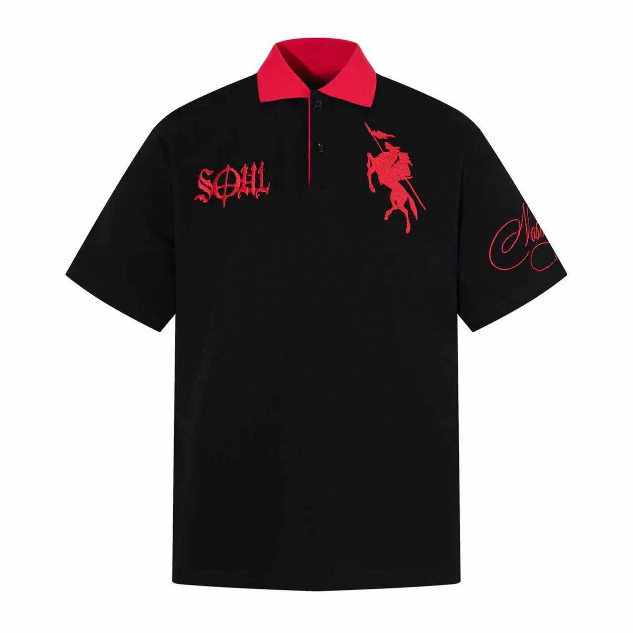 "DEVIL" Gothic Polo Tee