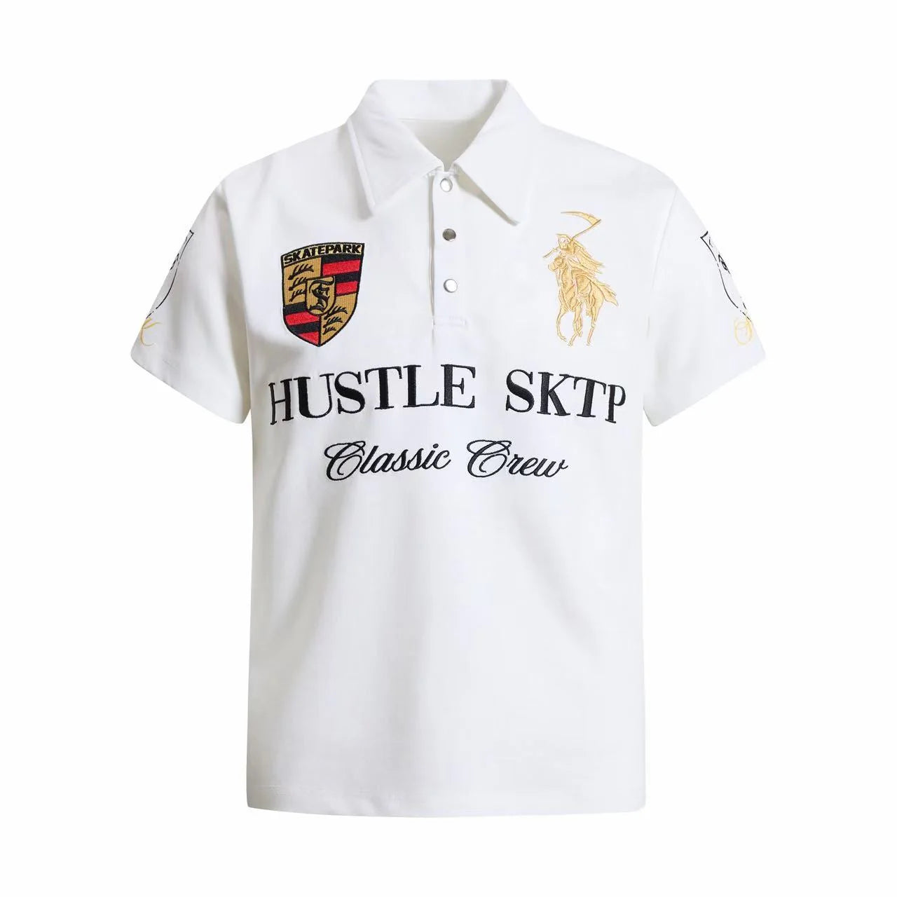 "HUSTLE" Classic Polo