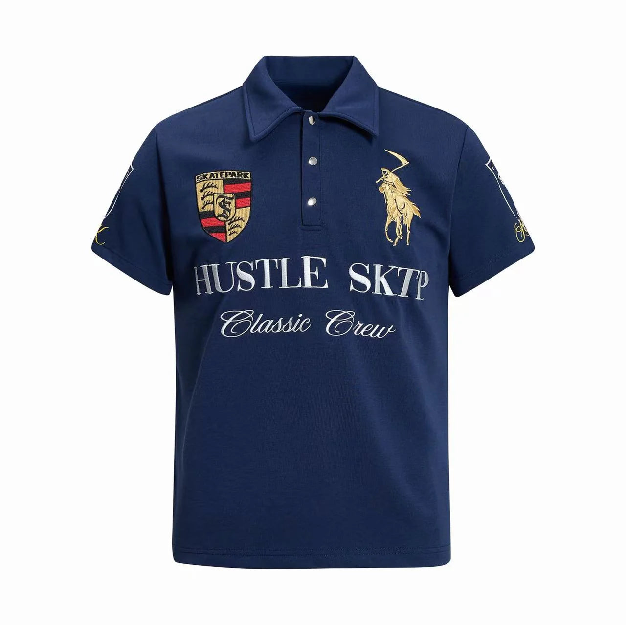 "HUSTLE" Classic Polo