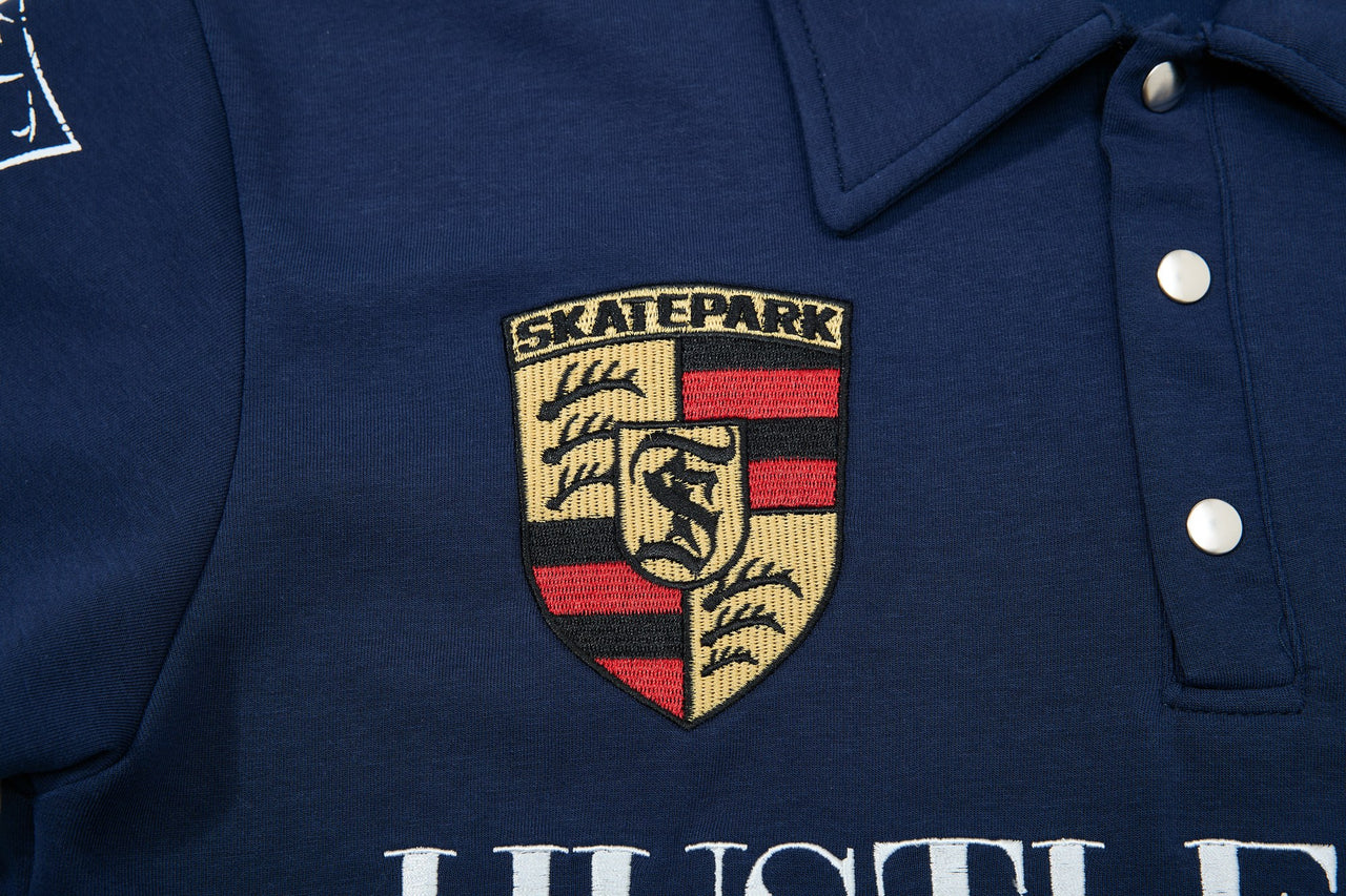 "HUSTLE" Classic Polo