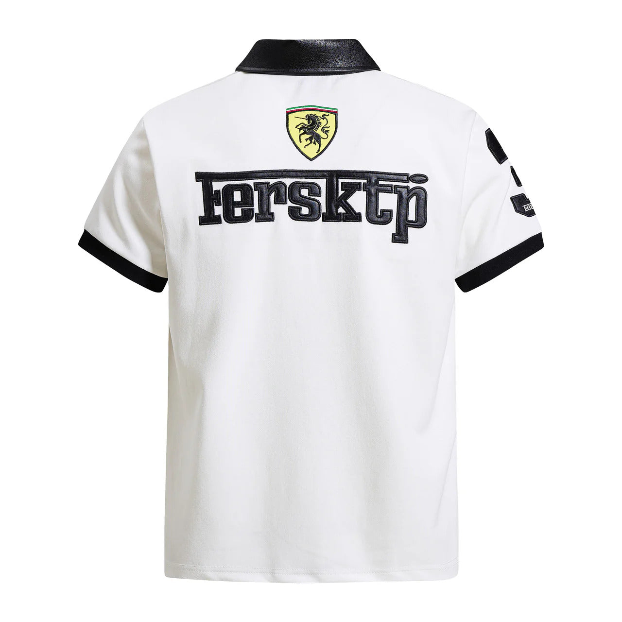 "FER" Embroidered Streetwear Polo