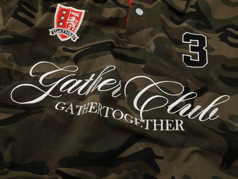 " SOSA " Camouflage Short Sleeve Polo