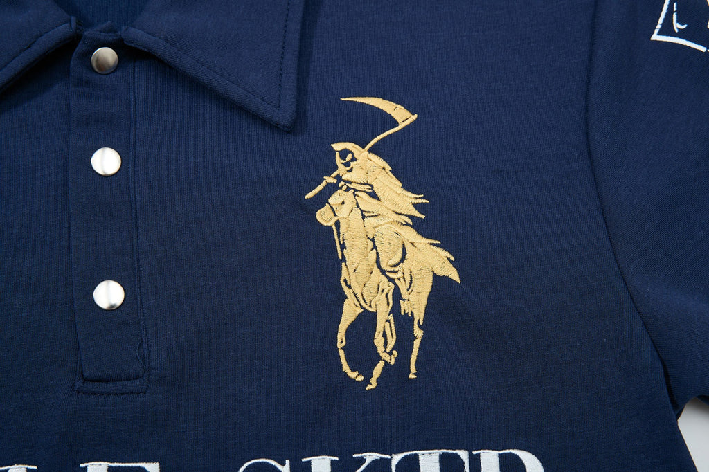 "HUSTLE" Classic Polo