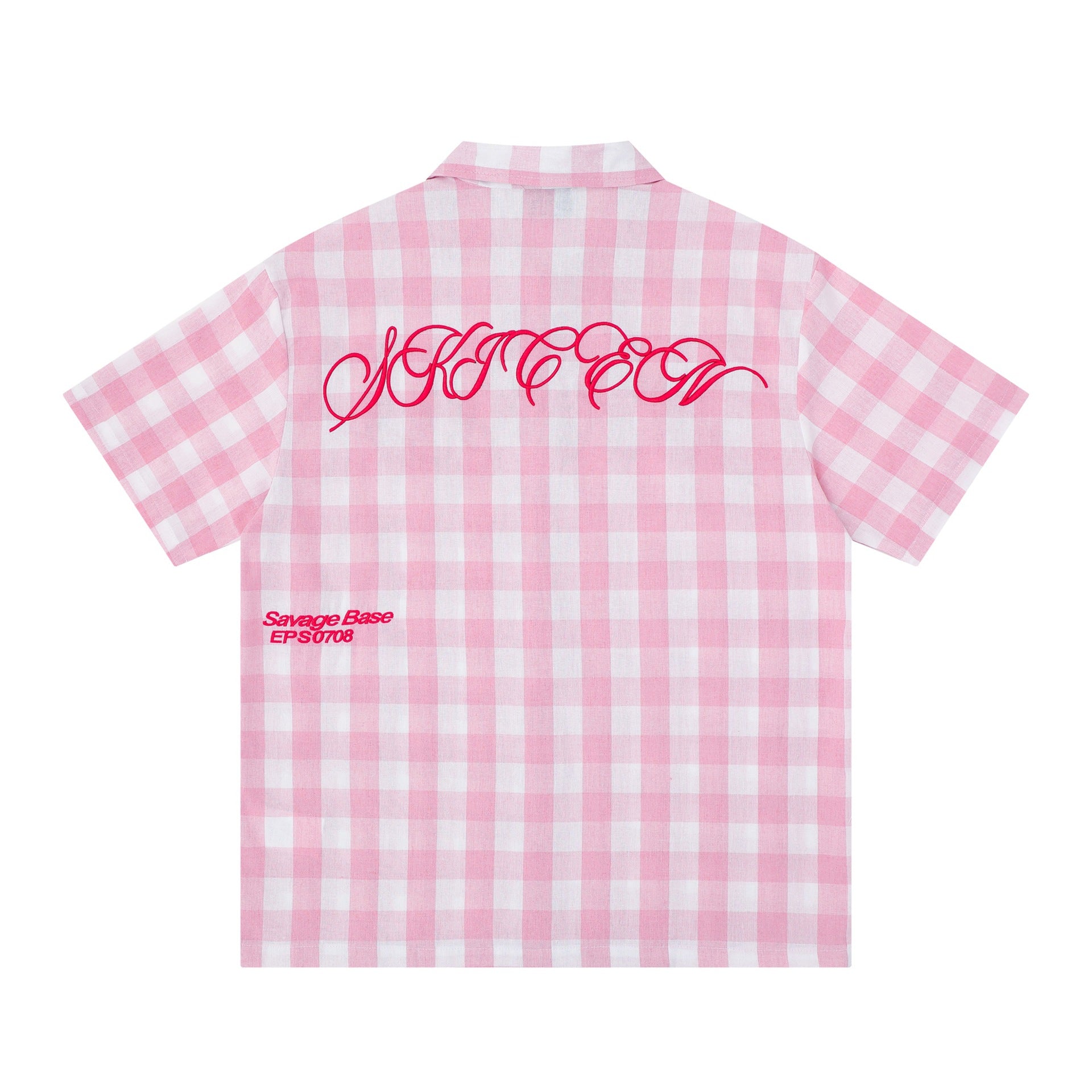 " SAVAGE " Embroidered short sleeve Shirt