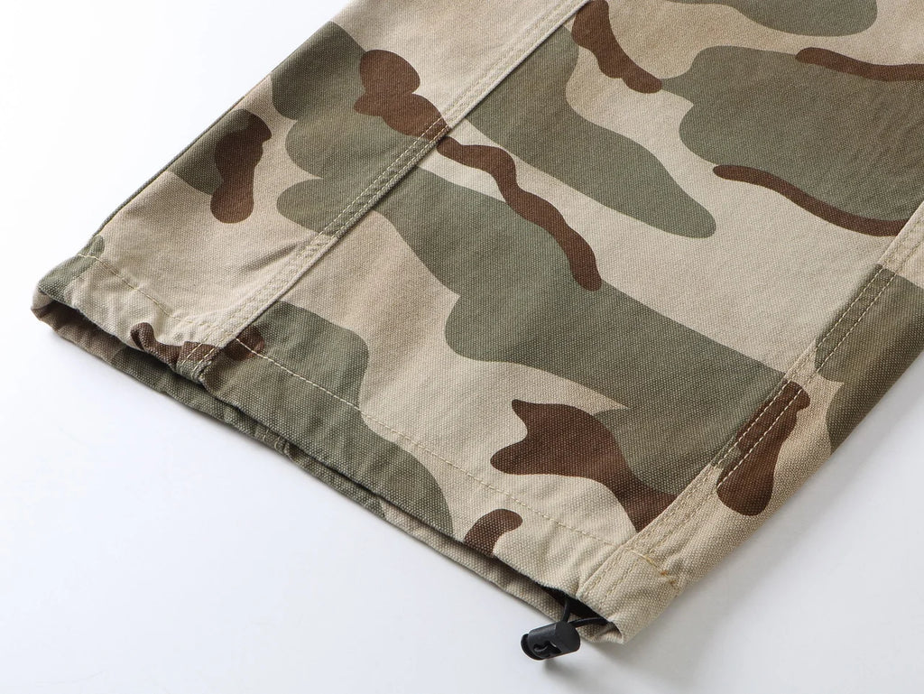 "CHAMALEON" Camo Wide Leg Jeans