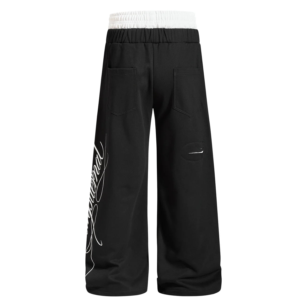 "SEMPITERNAL" Wide Leg Sweatpants