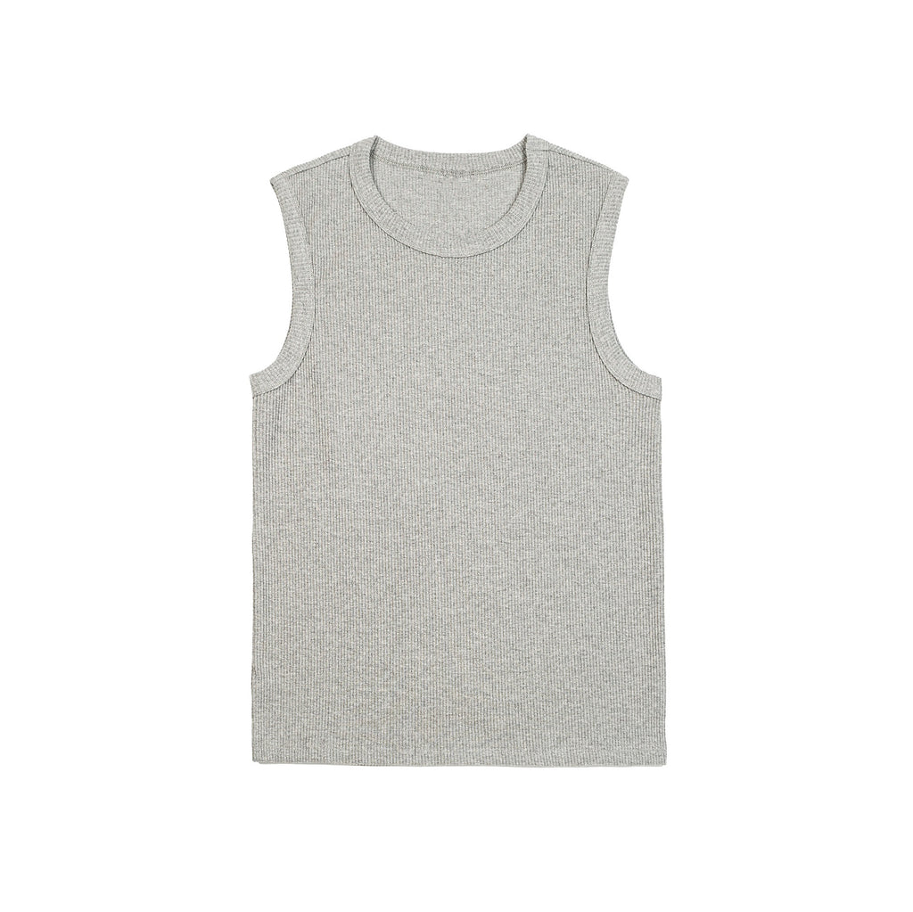 "TRIAL" Basic Ribbed Tank Top