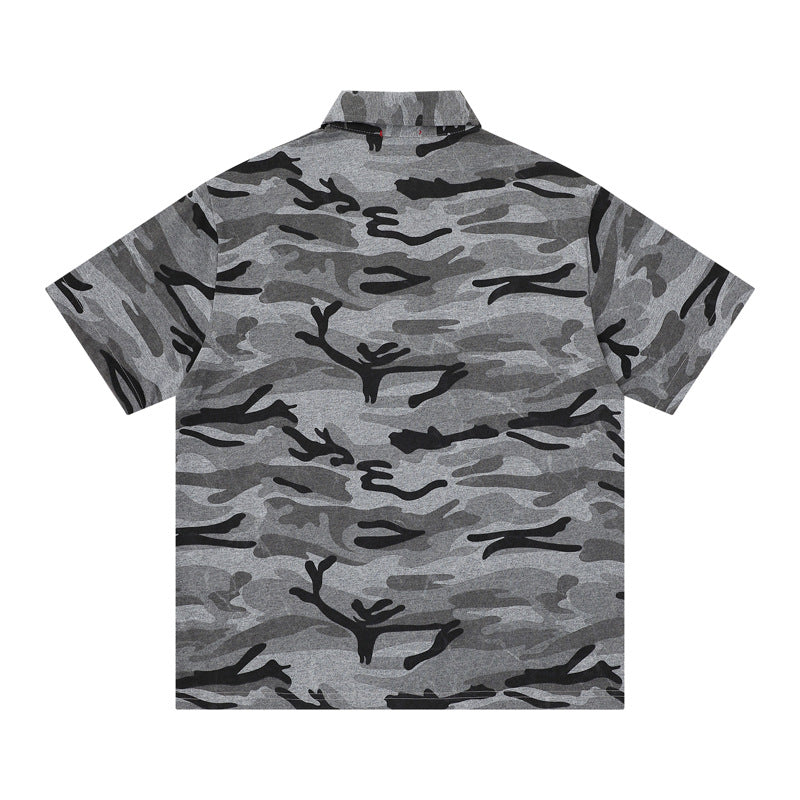 " SOSA " Camouflage Short Sleeve Polo