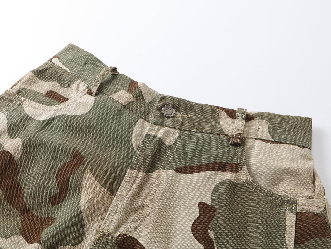 "CHAMALEON" Camo Wide Leg Jeans