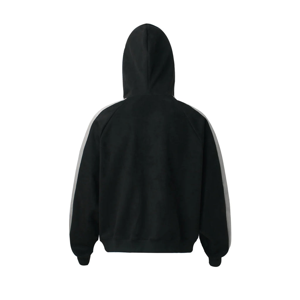 "MSTAR"  Retro Zip Hoodie Jacket