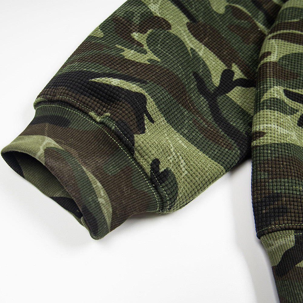 Globain Camo Hooded Zip Jacket
