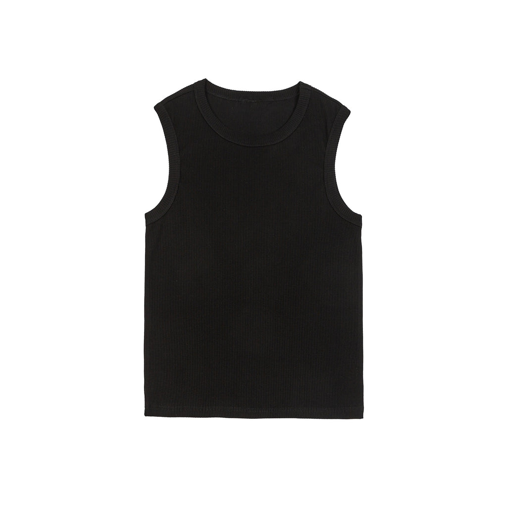 "TRIAL" Basic Ribbed Tank Top