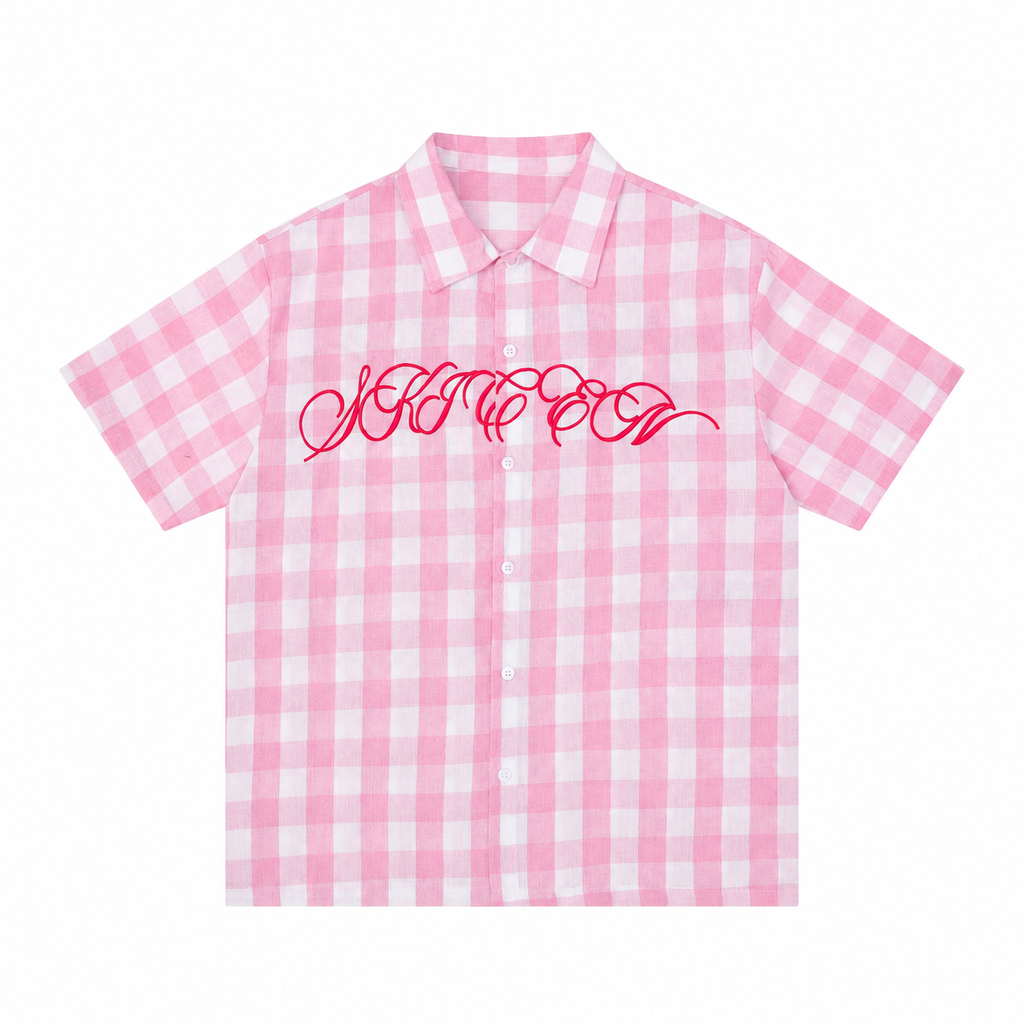 " SAVAGE " Embroidered short sleeve Shirt