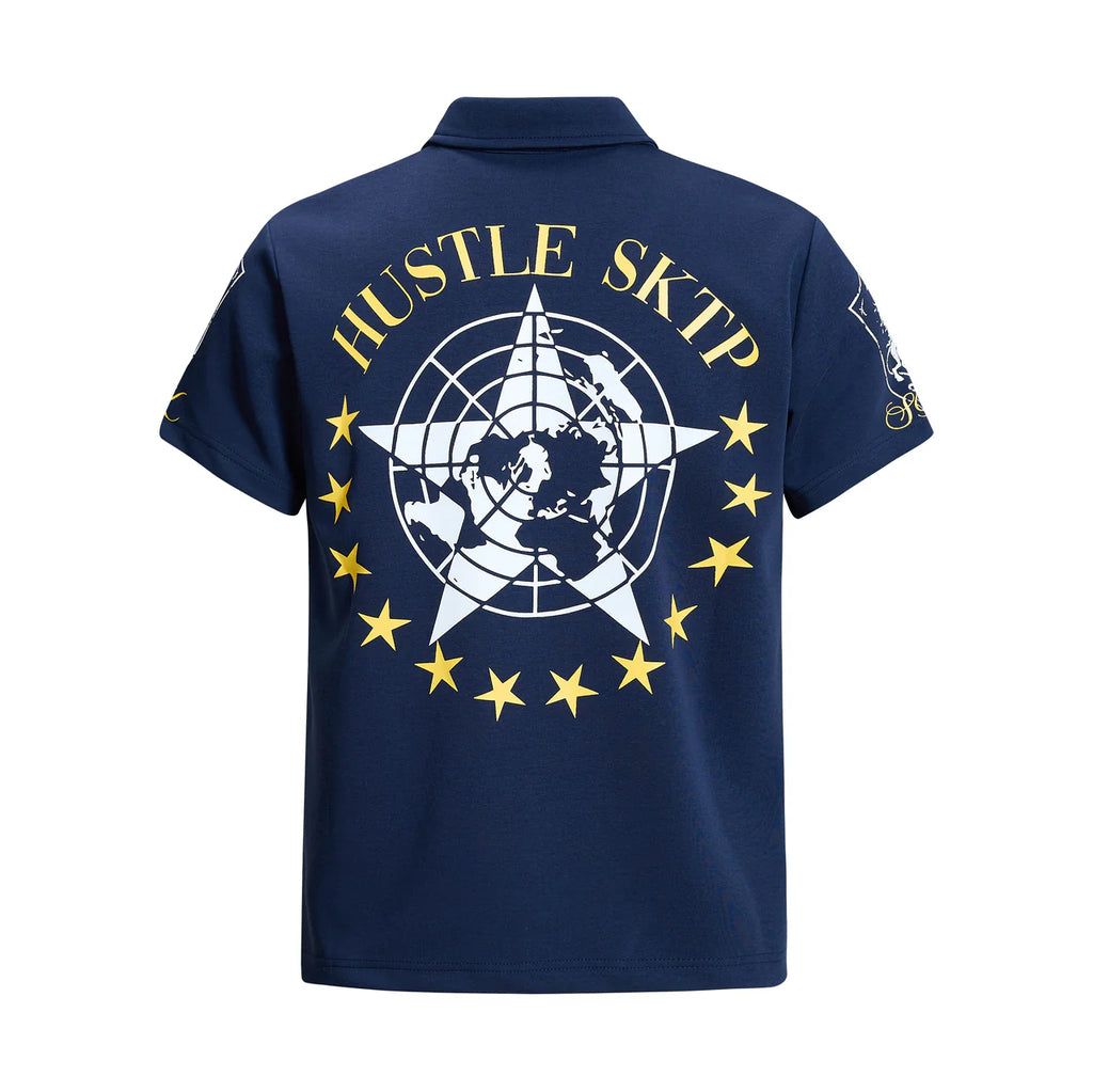 "HUSTLE" Classic Polo