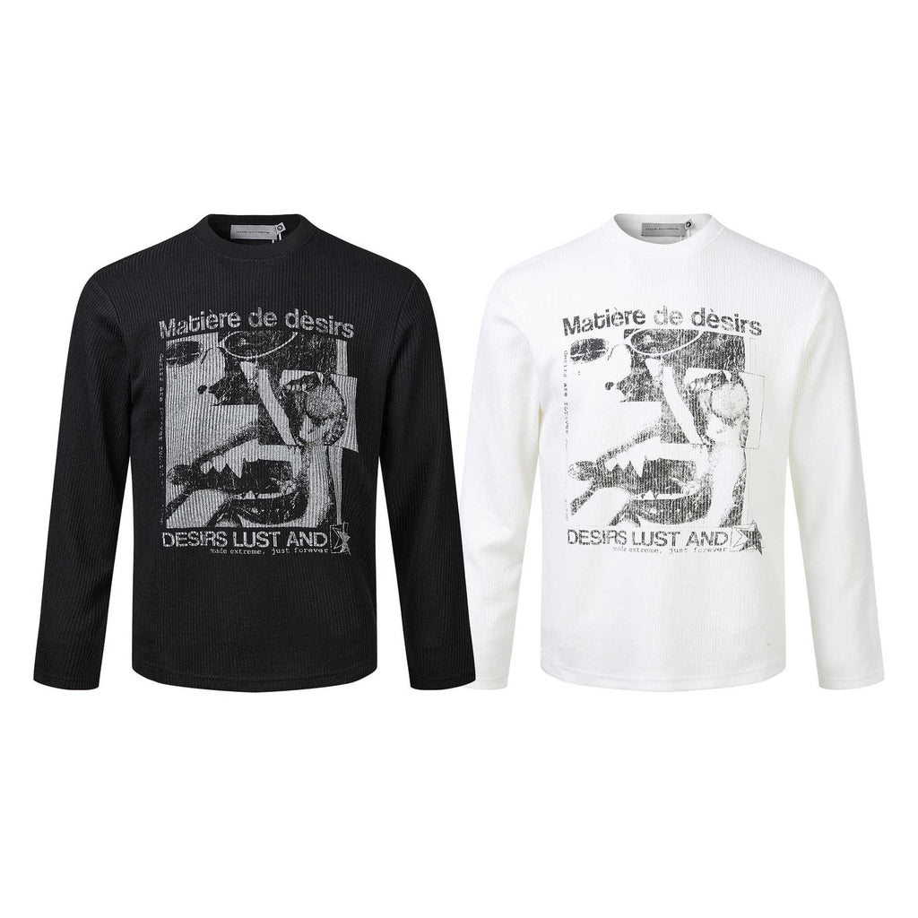 "XTR" Casual Long Sleeve Tee