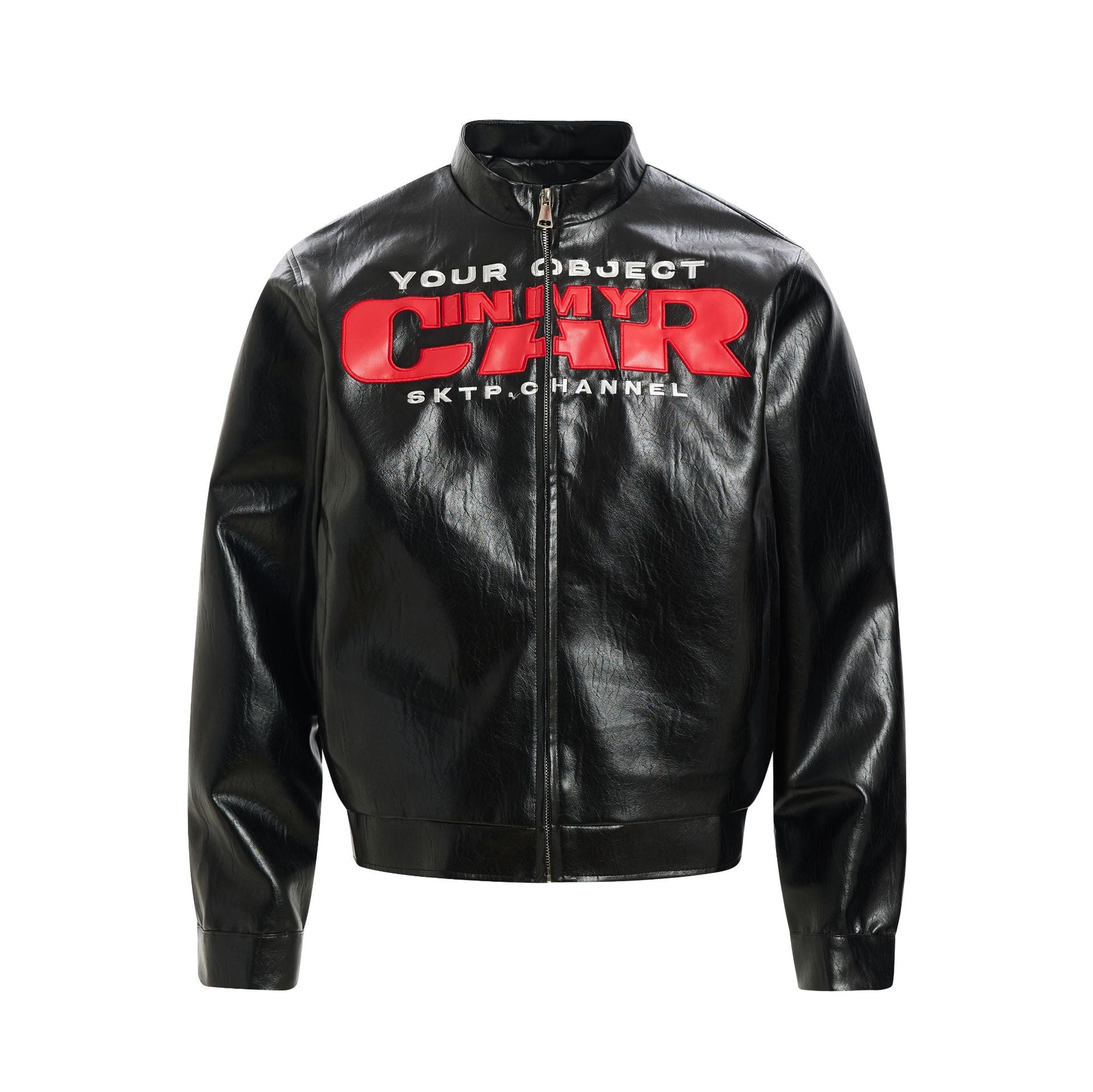 "TOUGE" Leather Motorcycle Jacket Globain.