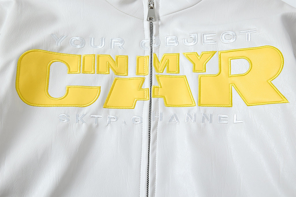 "TOUGE" Leather Motorcycle Jacket Globain.