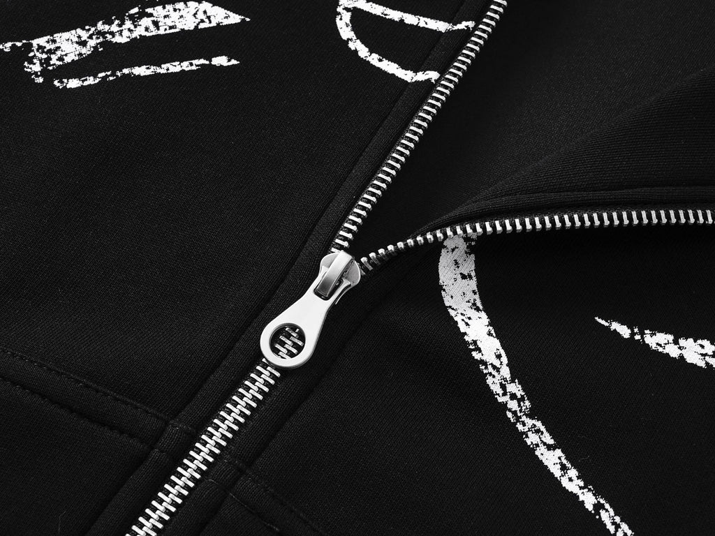 "EVIL" Cardigan Zipper Jacket Globain.