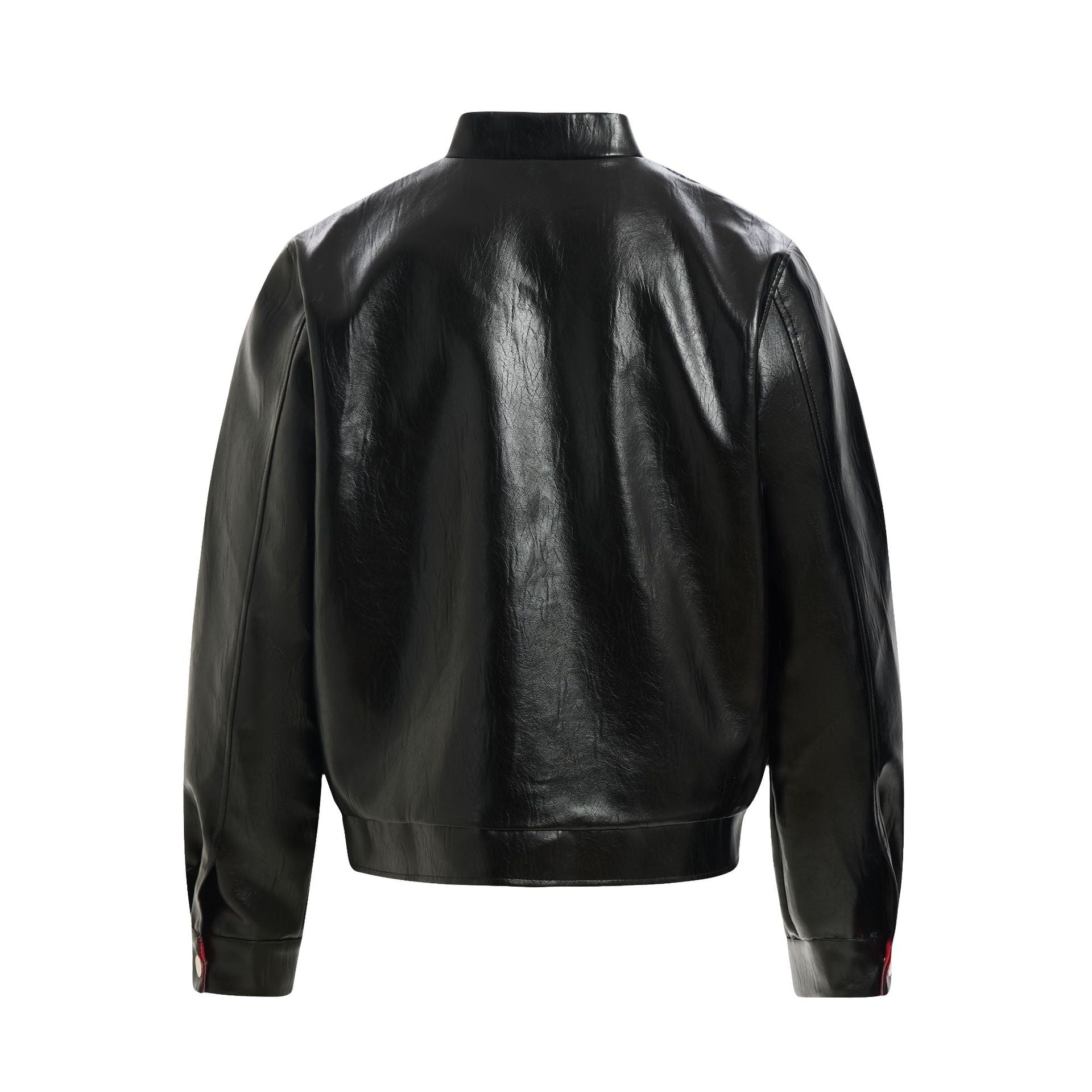 "TOUGE" Leather Motorcycle Jacket Globain.