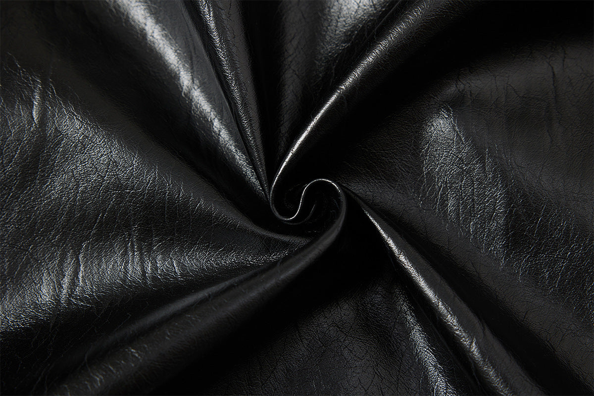 "TOUGE" Leather Motorcycle Jacket Globain.