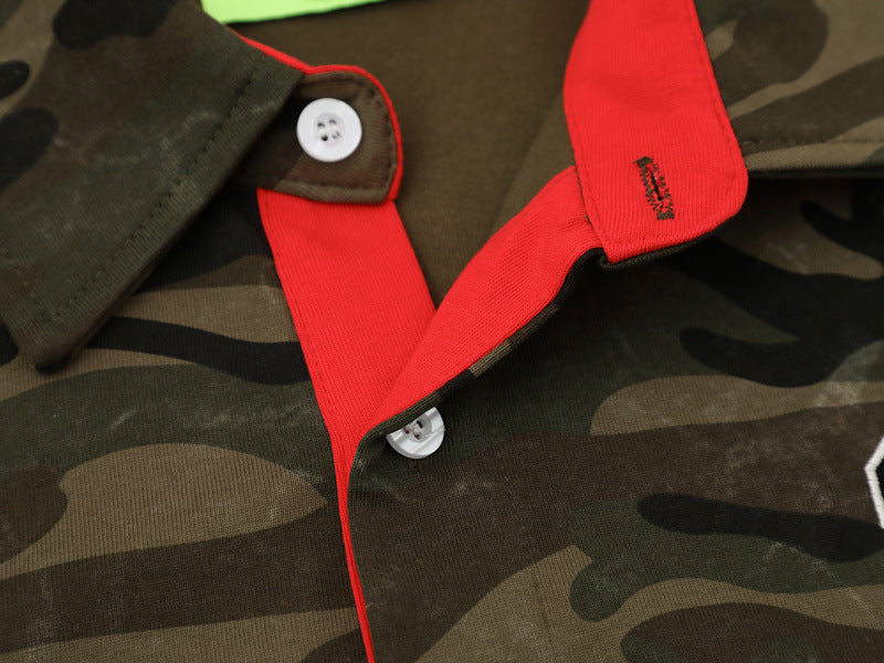" SOSA " Camouflage Short Sleeve Polo