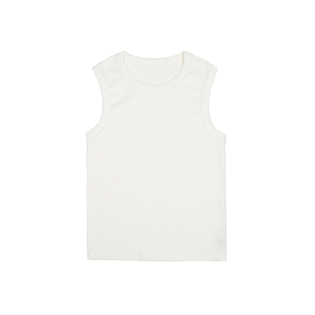 "TRIAL" Basic Ribbed Tank Top