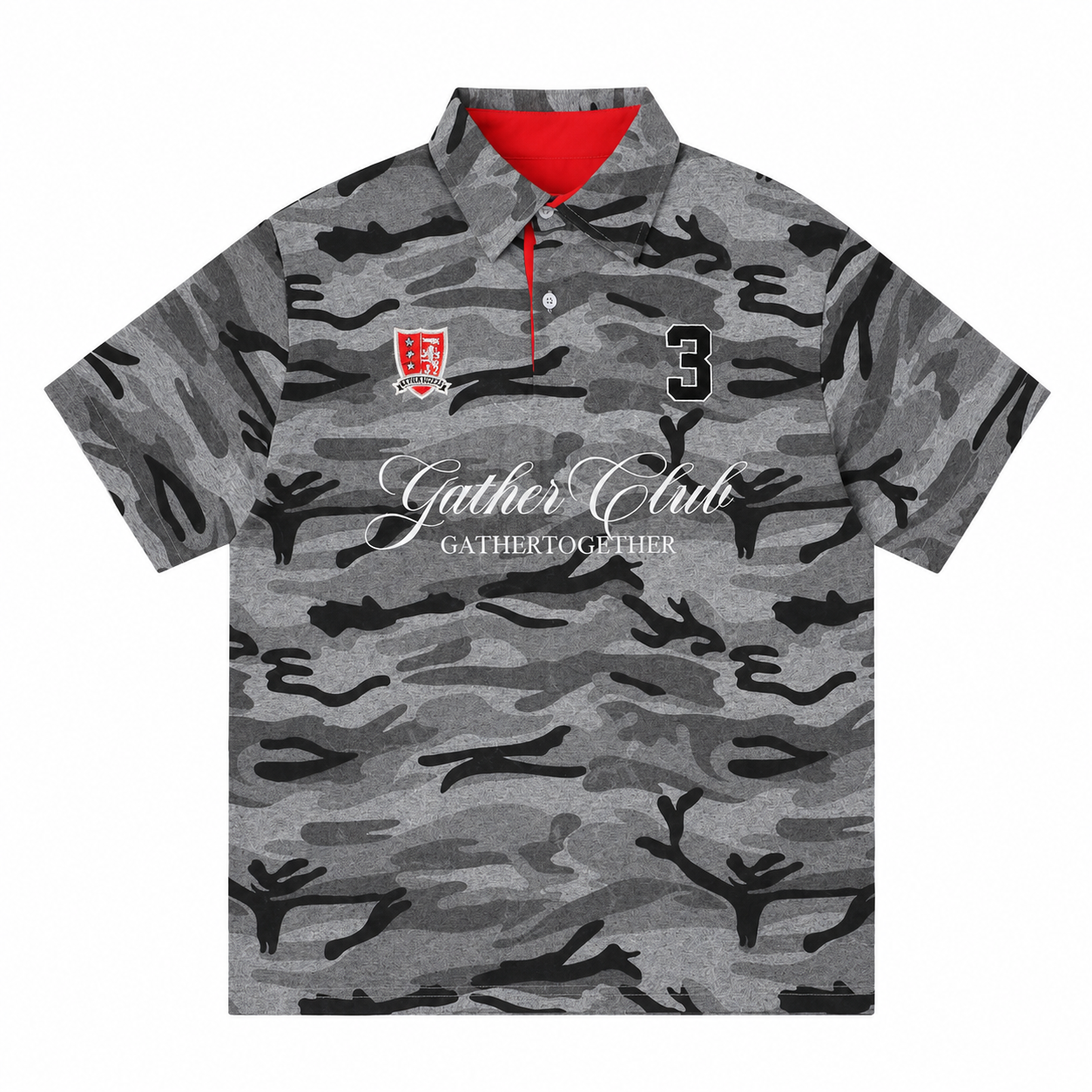 " SOSA " Camouflage Short Sleeve Polo