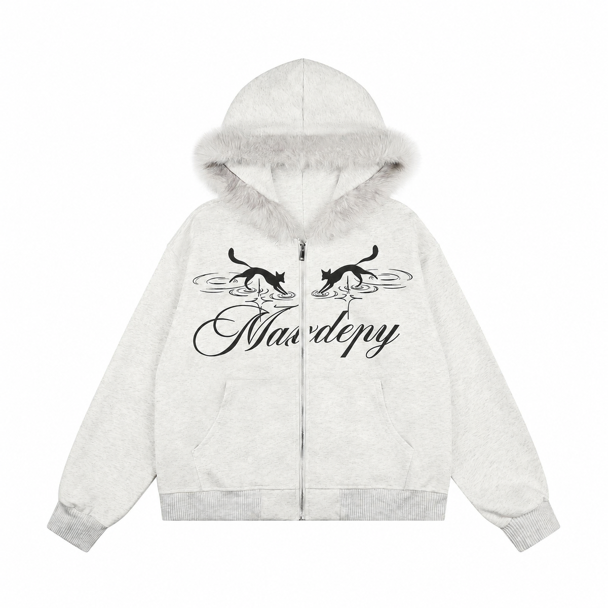 "EME" Zip Up Hoodie Jacket W