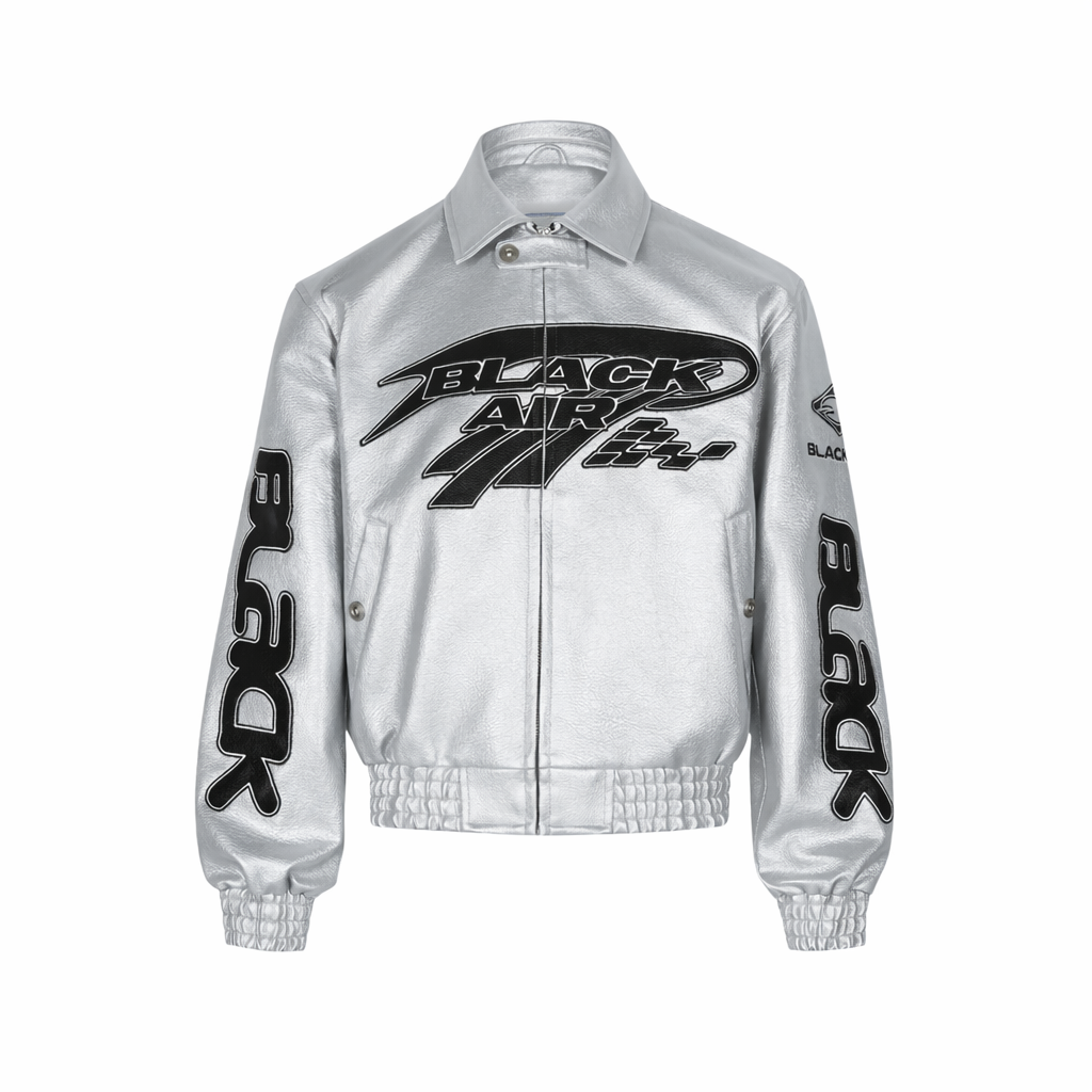 "KAMINARI" Leather Motorcycle Jacket Globain.