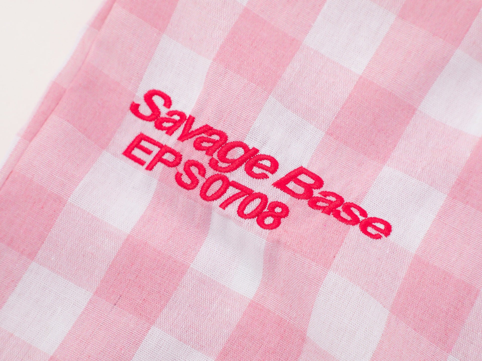 " SAVAGE " Embroidered short sleeve Shirt
