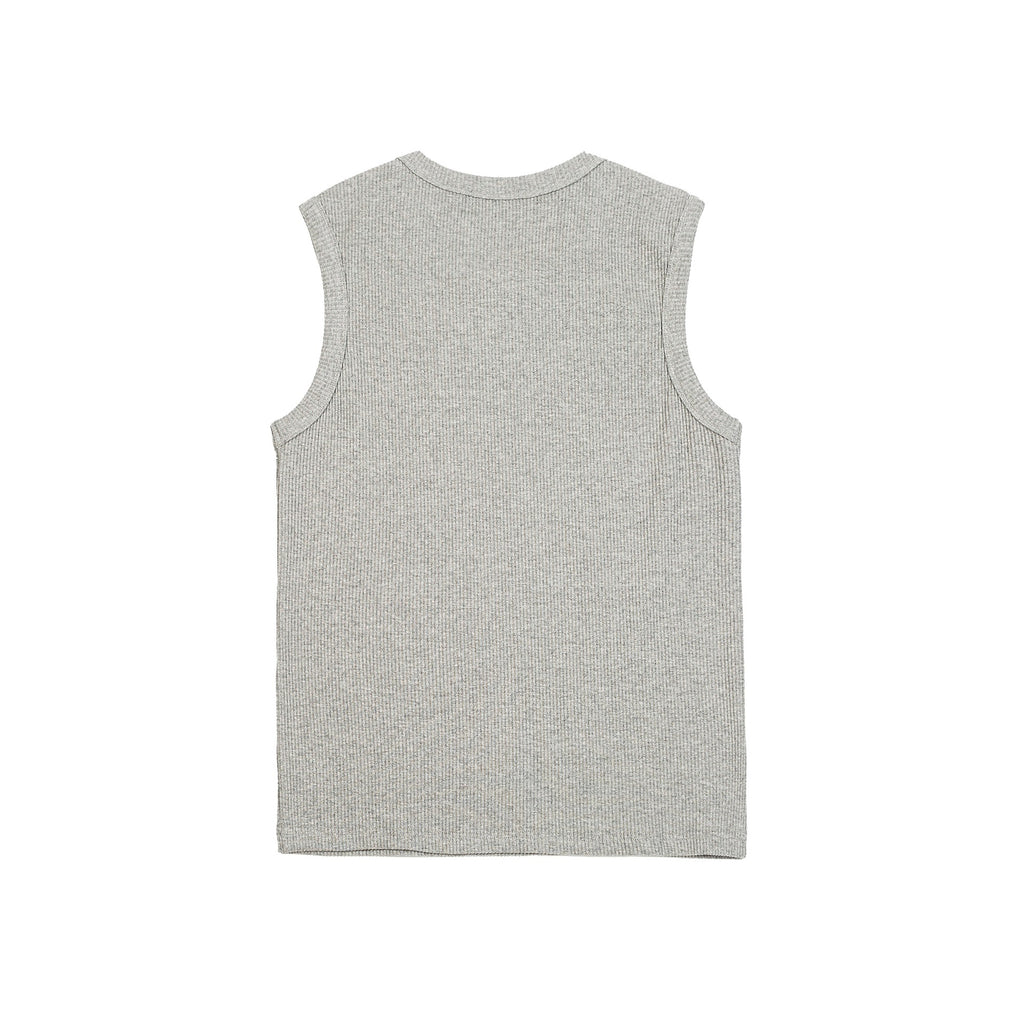 "TRIAL" Basic Ribbed Tank Top