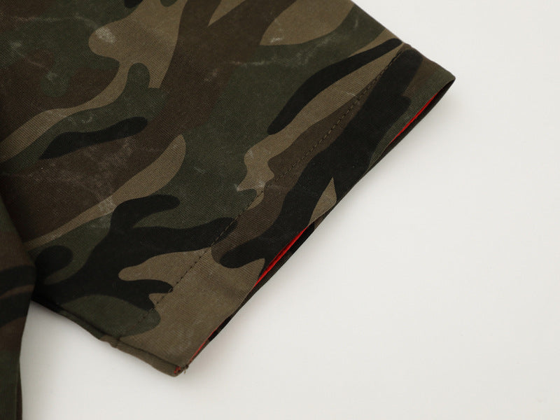 " SOSA " Camouflage Short Sleeve Polo