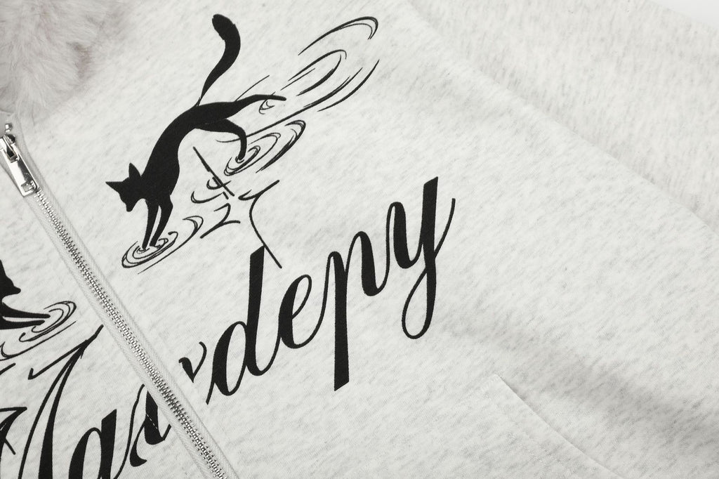 "EME" Zip Up Hoodie Jacket W