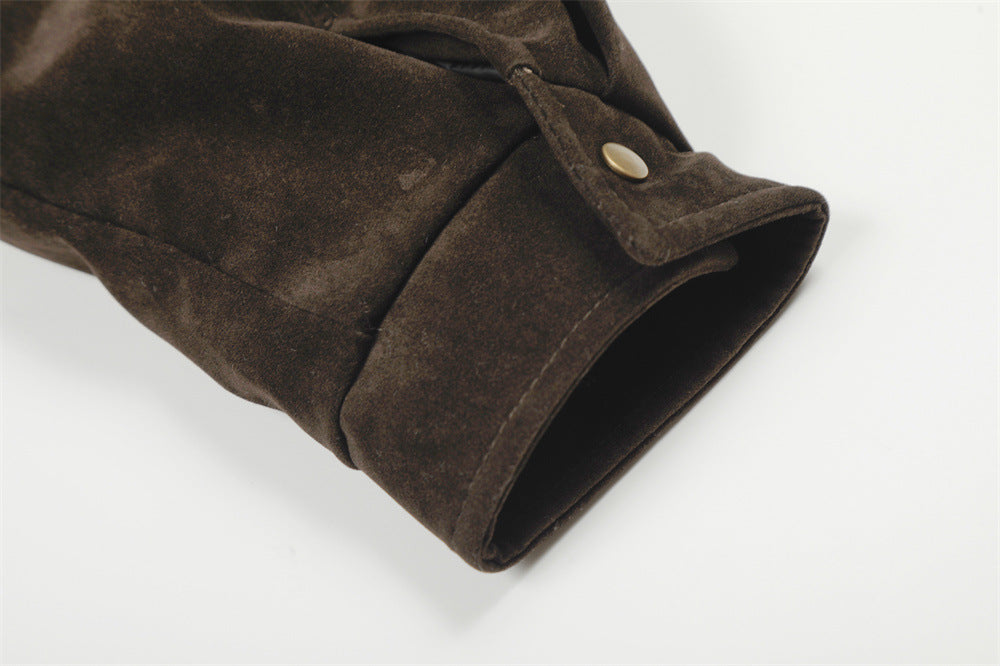 "TOKYO" Brown Jacket Globain.