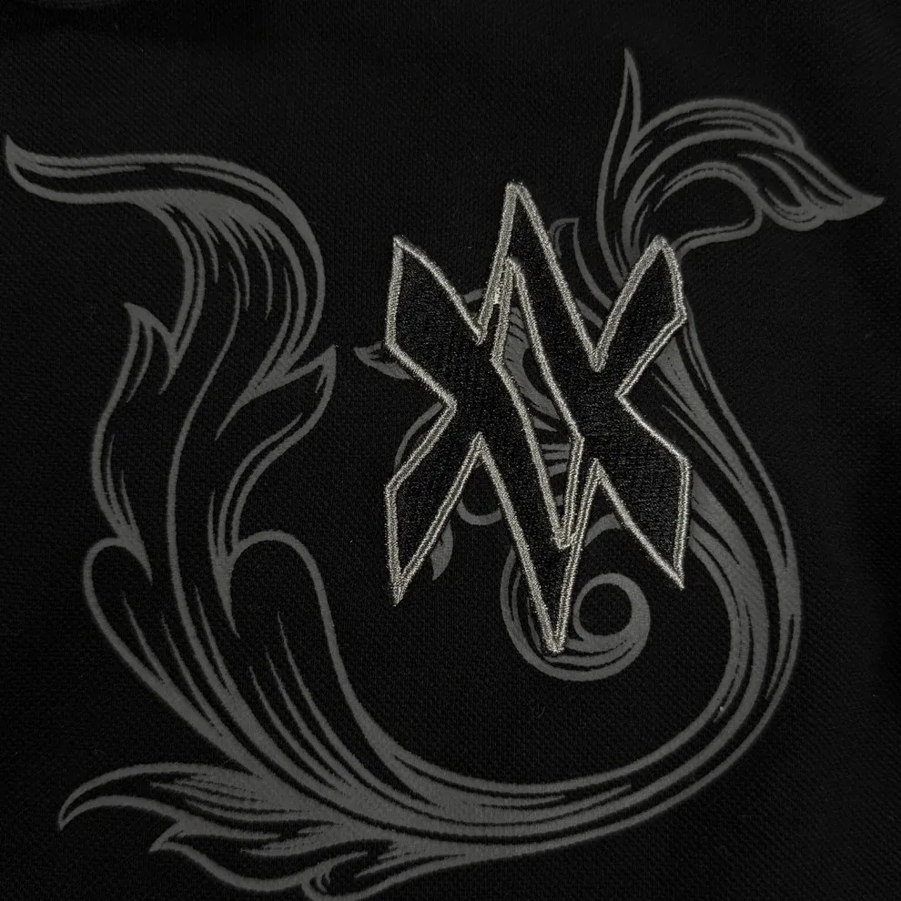 " PORTUGAL "Retro Long Sleeve Polo Shirt
