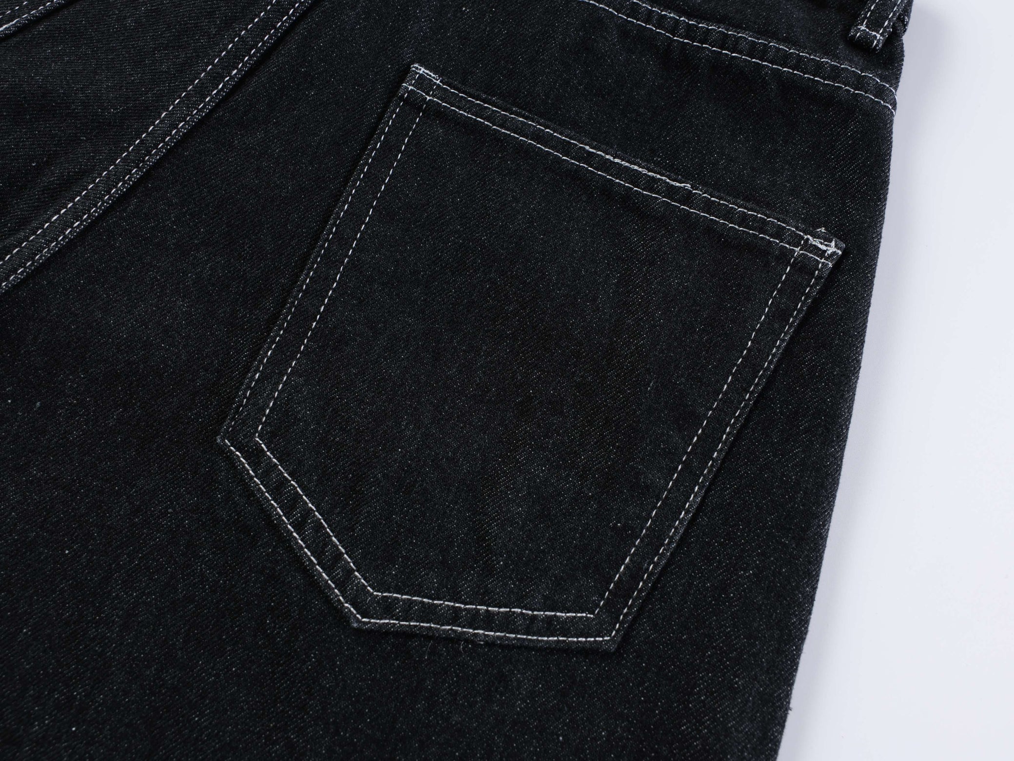 "STO" Wide Leg Denim Shorts